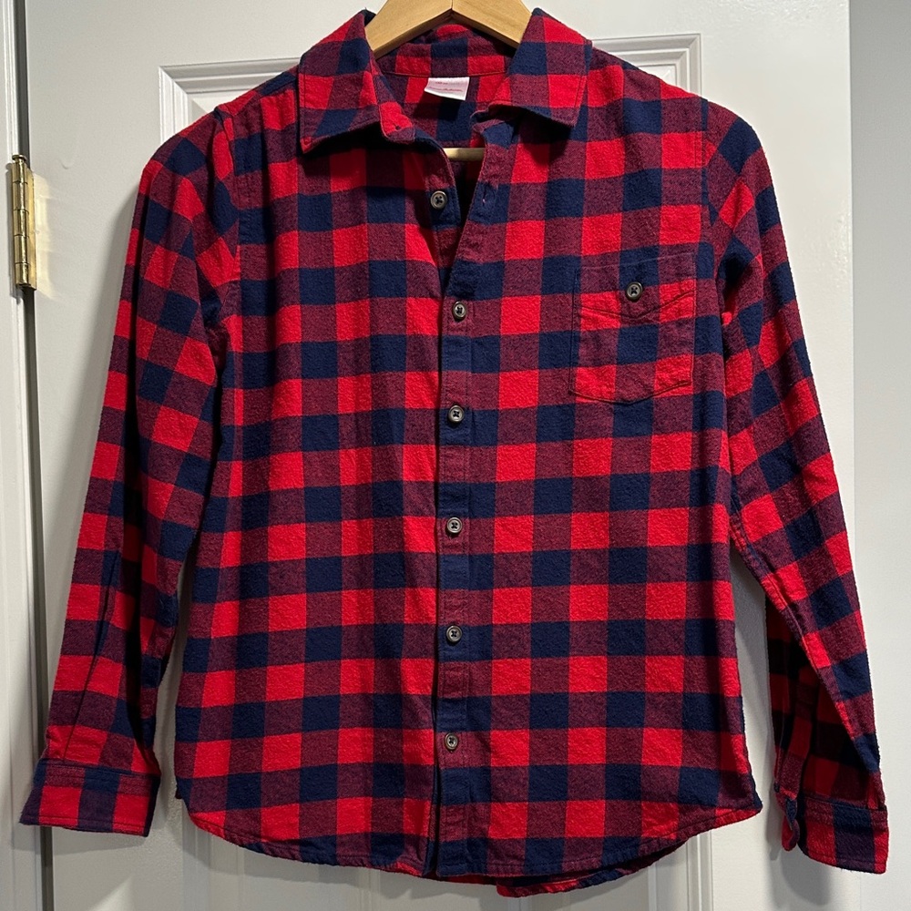 Hannah Andersson plaid flannel